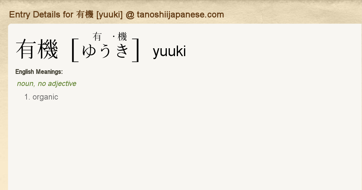 Meaning Of Yuki And Yuuki in Japanese